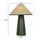 Temple &amp; Webster Lilly Ceramic Table Lamp