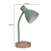 Temple &amp; Webster 36cm Finley Desk Lamp with USB