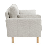 Temple &amp; Webster Oslo 3 Seater Upholstered Sofa