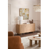 Temple &amp; Webster 150cm Premium Magnus Travertine Stone Sideboard