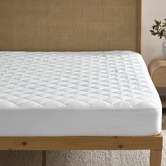 Temple &amp; Webster Deluxe Cotton-blend Quilted Waterproof Mattress Protector