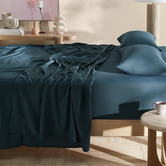 Temple &amp; Webster Vintage-Washed Quilt Cover Set