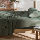 Temple &amp; Webster Vintage-Washed Quilt Cover Set