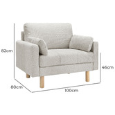 Temple &amp; Webster Oslo Upholstered Armchair