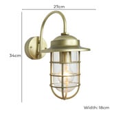 Temple &amp; Webster Soma Outdoor Wall Light