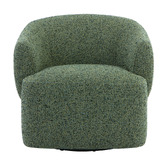 Temple &amp; Webster Cuddle Upholstered Swivel Armchair