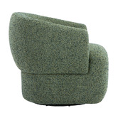 Temple &amp; Webster Cuddle Upholstered Swivel Armchair
