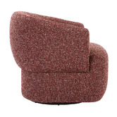 Temple &amp; Webster Cuddle Upholstered Swivel Armchair