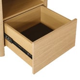 Temple &amp; Webster Ronan Travertine Bedside Table