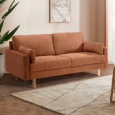 Temple &amp; Webster Oslo 3 Seater Upholstered Sofa