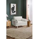 Temple &amp; Webster Oslo Upholstered Armchair