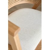 Temple &amp; Webster Shun Beech Wood &amp; Rattan Dining Chair