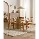 Temple &amp; Webster Hans Wegner Wishbone Replica Dining Chairs