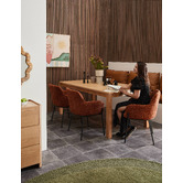 Temple &amp; Webster Andra Upholstered Dining Chairs