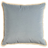 Temple &amp; Webster Orlena Fringed Velvet Cushion
