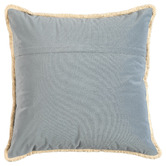 Temple &amp; Webster Orlena Fringed Velvet Cushion