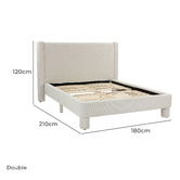 Temple &amp; Webster Joanna Chenille Bed