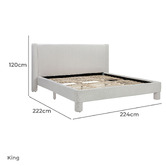 Temple &amp; Webster Joanna Chenille Bed