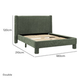 Temple &amp; Webster Joanna Chenille Bed