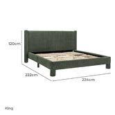 Temple &amp; Webster Joanna Chenille Bed