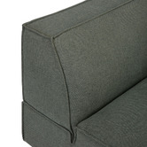 Temple &amp; Webster Russo Upholstered Corner Lounge Chair