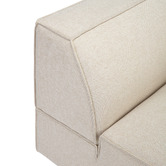 Temple &amp; Webster Russo Upholstered Corner Lounge Chair