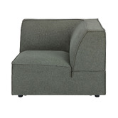 Temple &amp; Webster Russo Upholstered Corner Lounge Chair