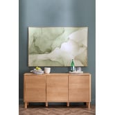 Temple &amp; Webster Ripple Abstract Framed Canvas Wall Art