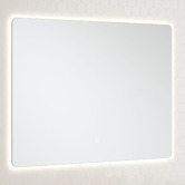 Temple &amp; Webster Vera 900mm Rectangle LED Wall Mirror with Defogger