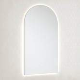 Temple &amp; Webster Vera Arch 500mm LED Wall Mirror with Defogger