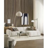 Temple &amp; Webster Quinn 4 Seater Upholstered Sofa with Reversible Chaise