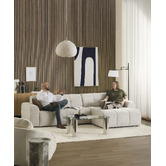 Temple &amp; Webster Quinn 4 Seater Upholstered Sofa with Reversible Chaise