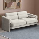 Temple &amp; Webster Giselle 3 Seater Velvet Sofa