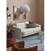 Temple &amp; Webster Giselle 3 Seater Velvet Sofa