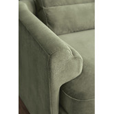 Temple &amp; Webster Giselle 3 Seater Velvet Sofa
