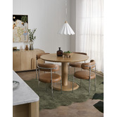 Temple &amp; Webster Sicily Scalloped Wool Rug