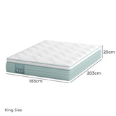 Temple &amp; Webster Medium Sanctuary 5 Zone Pocket Spring Mattress