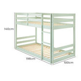 Temple &amp; Webster Juniper Lowline Bunk Bed