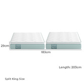 Temple &amp; Webster Medium Sanctuary 5 Zone Pocket Spring Mattress