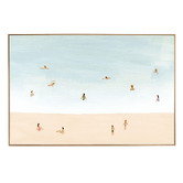 Temple &amp; Webster Serene Swell Framed Canvas Wall Art