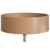 Temple &amp; Webster Clover 382mm Round Concrete Above Counter Basin