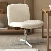 Temple &amp; Webster Camila Boucle Cross Legged Office Chair