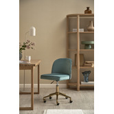 Temple &amp; Webster Juliet Velvet Home Office Chair