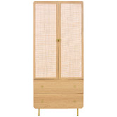 Temple &amp; Webster Maxine 2 Drawer 2 Door Wardrobe