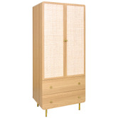 Temple &amp; Webster Maxine 2 Drawer 2 Door Wardrobe