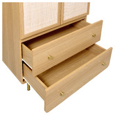 Temple &amp; Webster Maxine 2 Drawer 2 Door Wardrobe