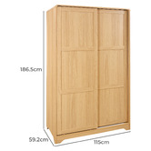 Temple &amp; Webster Raphael Sliding 2 Door Wardrobe