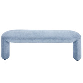 Temple &amp; Webster Leo Boucle Ottoman Bench
