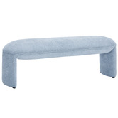 Temple &amp; Webster Leo Boucle Ottoman Bench