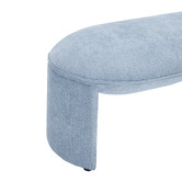 Temple &amp; Webster Leo Boucle Ottoman Bench